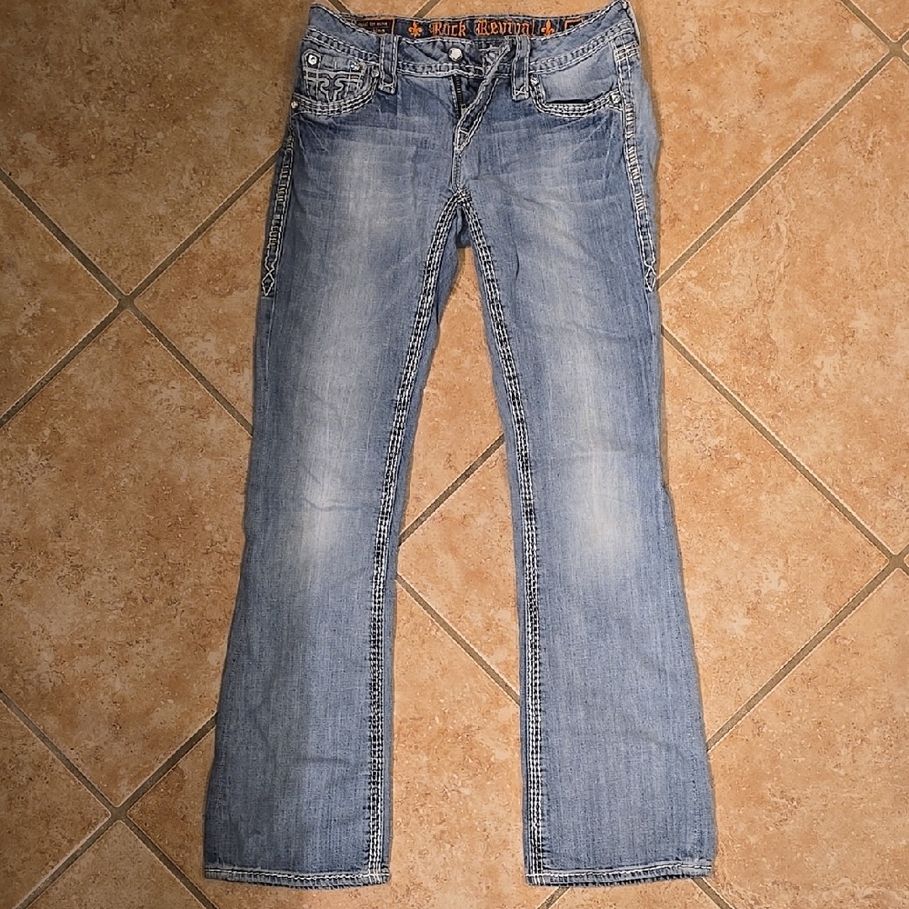 Rock Revival Women's Bootcut Blue Jeans
